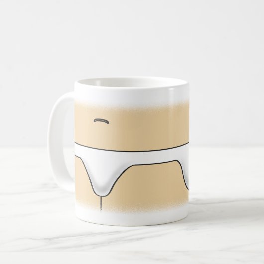 Tighty Whities Tasse (Vorderseite Links)
