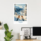 Tignes Druck Frankreich 1 Poster (Heimbüro)