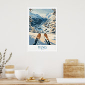 Tignes Druck Frankreich 1 Poster (Küche)