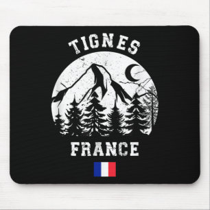 Tignes France Alps Ski Resort Alpin Skifahren Mousepad