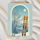 Tignes France ski holiday Postcard Postkarte