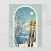 Tignes France ski holiday Postcard Postkarte (Vorderseite)