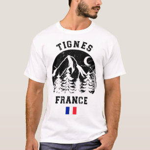 Tignes Frankreich Alpen Skigebiet Alpin-Skilauf Fr T-Shirt