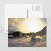 Tignes Les Bois Winter Postkarte (Vorne/Hinten)