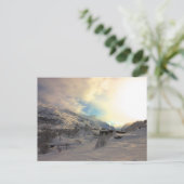 Tignes Les Bois Winter Sunrise Postkarte (Stehend Vorderseite)