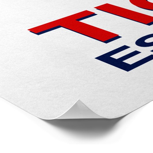 Tignes Poster (Ecke)