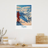 Tignes Poster Frankreich Ski Druck 1 (Küche)
