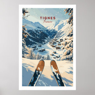 Tignes Reiseplakat 1 Poster