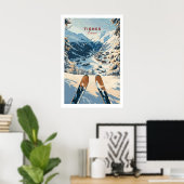 Tignes Reiseplakat 1 Poster (Heimbüro)