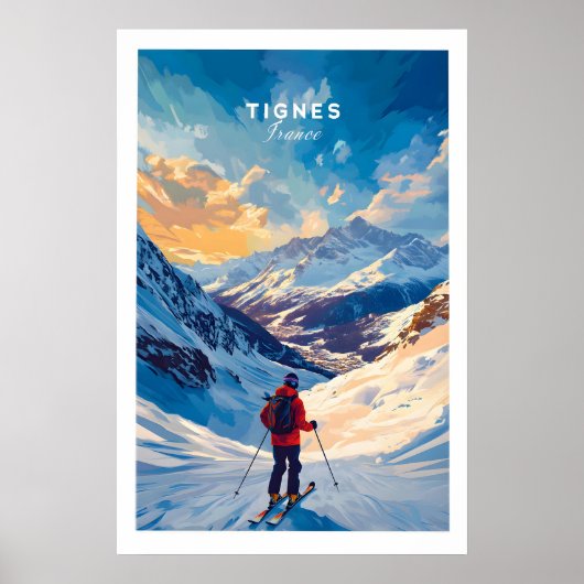 Tignes Ski Poster 1 (Vorne)