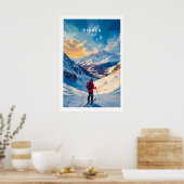 Tignes Ski Poster 1 (Küche)