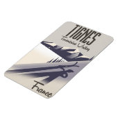 Tignes Skiposter, Frankreich Magnet (Linke Seite)