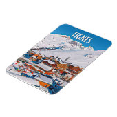 Tignes Skistation Magnet (Linke Seite)