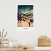 Tignes Wandkunst Ski Poster 1 (Küche)