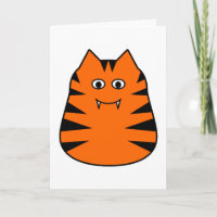 Tigr - niedliche Tiger-Gruß-Karte