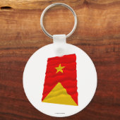 Tigray Wave Flag Schlüsselanhänger (Vorderseite)