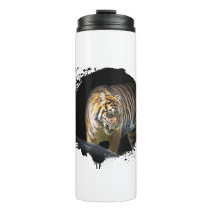 Tigre Animal Vie Sauvage Jungle Nature Liberté Thermosbecher