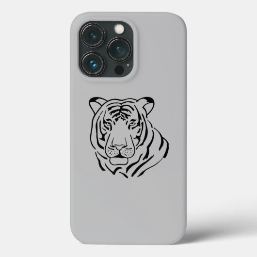 Tigre Gratiffi iPhone Case (Rückseite)