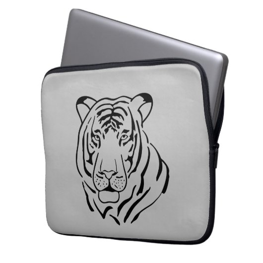 Tigre Gratiffi Laptopschutzhülle (Vorderseite Links)