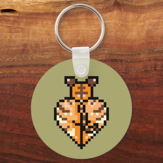 Tigress Hintern Schlüsselanhänger (Vorderseite)
