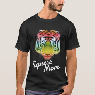 Tigress Mama Rainbow Tiger T-Shirt