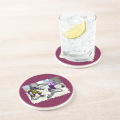 Tigress-Untersetzer Sandstein Untersetzer (Seite)