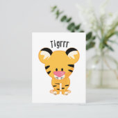 Tigrrr Postkarte (Stehend Vorderseite)