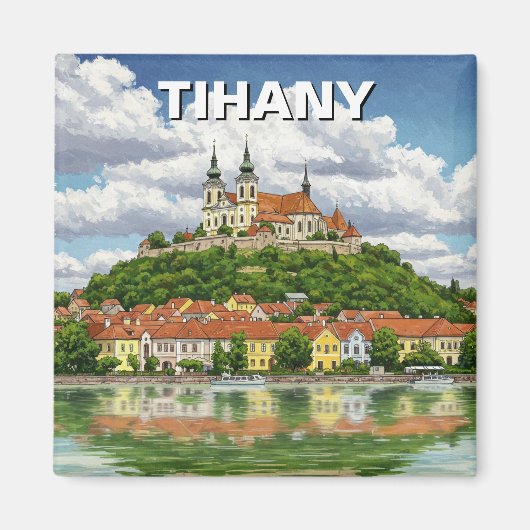 Tihany Hungary Travel Magnet (Vorne)