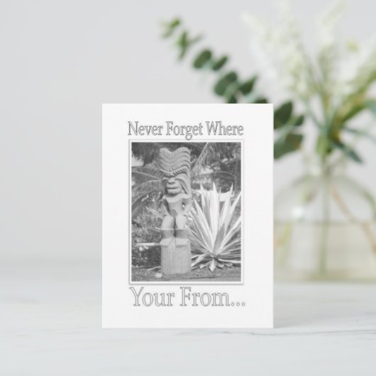 Tii Postkarte (Stehend Vorderseite)