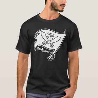 TII Rowdys - Flaggen-Logo-T-Shirt - Weiß T-Shirt