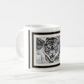 Tijger op mok door vishnuh kaffeetasse (Vorderseite Links)