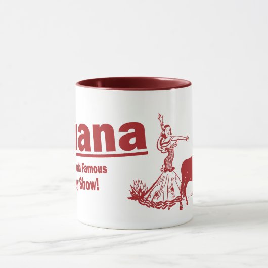 Tijuana-Esel-Show-lustige Kaffee-Tasse Tasse (Zentrum)