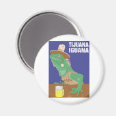 Tijuana Iguana Design Magnet (Vorderseite/Rückseite)