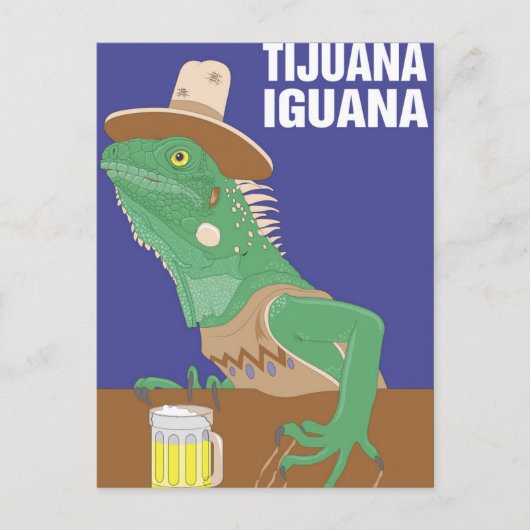 Tijuana Iguana Design Postkarte (Vorderseite)