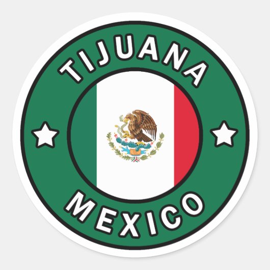 Tijuana Mexico Aufkleber (Vorderseite)