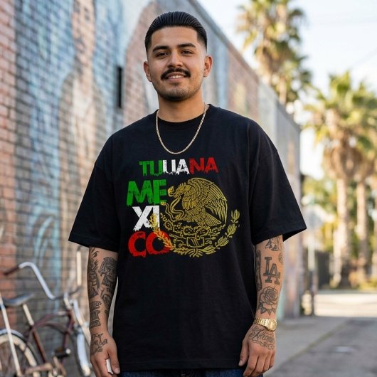 Tijuana Mexico Flaggen-Shirt-Shirt T-Shirt