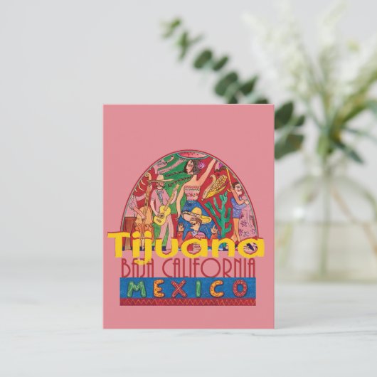 TIJUANA Mexico Postkarte (Stehend Vorderseite)