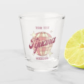 Tijuana Mexico Retro Vintages Party Schnapsglas (Vorderseite)