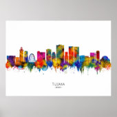 Tijuana Mexico Skyline Poster (Vorne)