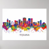 Tijuana Mexico Skyline Poster (Vorne)