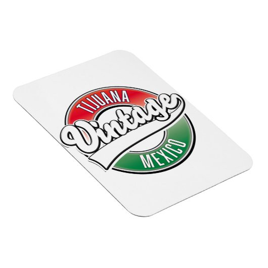 Tijuana mexico Vintages Logo. Magnet (Rechte Seite)