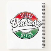 Tijuana mexico Vintages Logo. Notizblock (Rückseite)