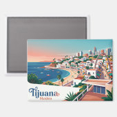Tijuana Mexiko Magnet (Vorderseite/Rückseite)