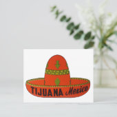 Tijuana Reiseaufkleber Postkarte (Stehend Vorderseite)