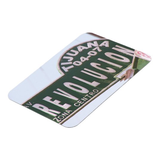 Tijuana Revolution Street Sign Magnet (Linke Seite)
