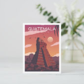 Tikal Guatemala Berühmte Sehenswürdigkeiten Postkarte (Stehend Vorderseite)