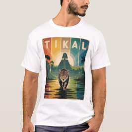 Tikal Guatemala Jaguar Vintage T-Shirt