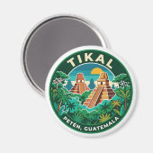 Tikal Guatemala Magnet (Vorderseite/Rückseite)