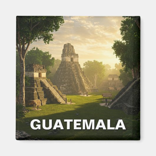 Tikal Guatemala Reisen Magnet (Vorne)