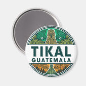 Tikal Guatemala Reisen Magnet (Vorderseite/Rückseite)